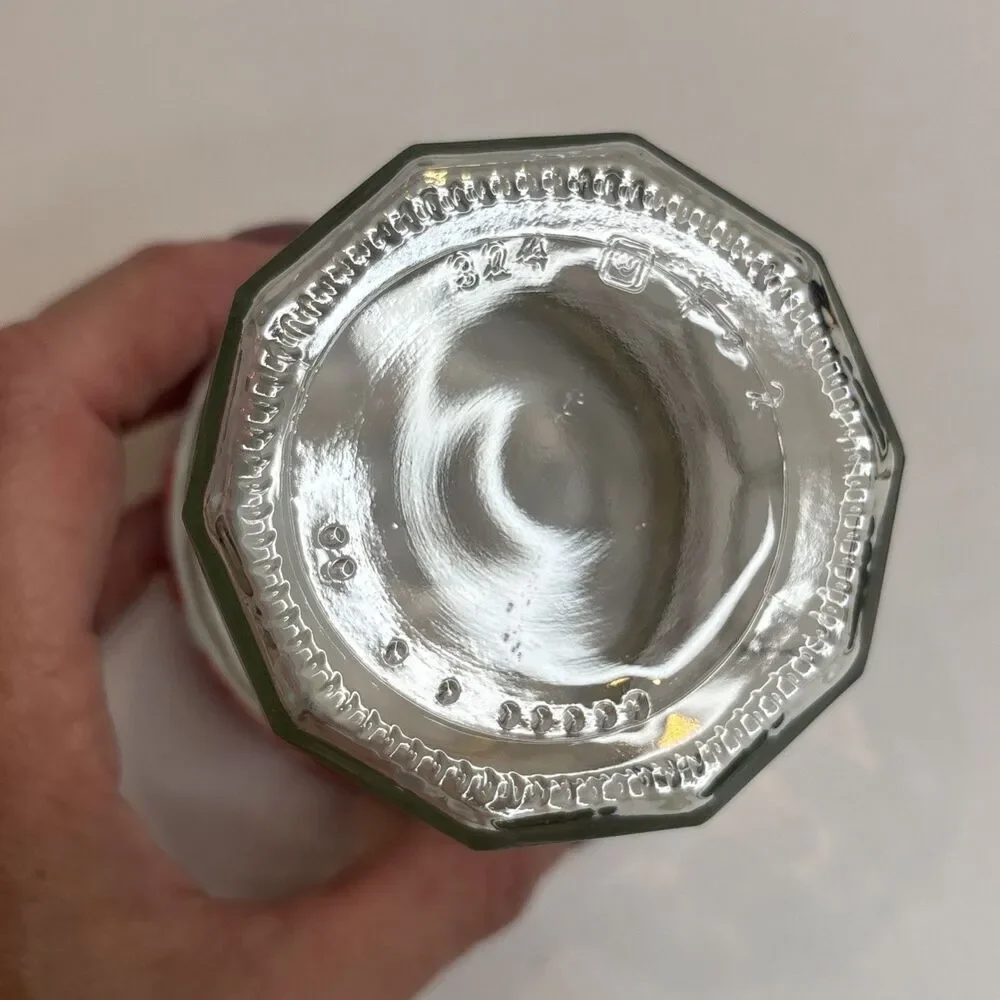 Lot of 3 Bonne Maman Empty Jam Jars 13 oz – Glass Storage w/ Gingham Lids 3.75
